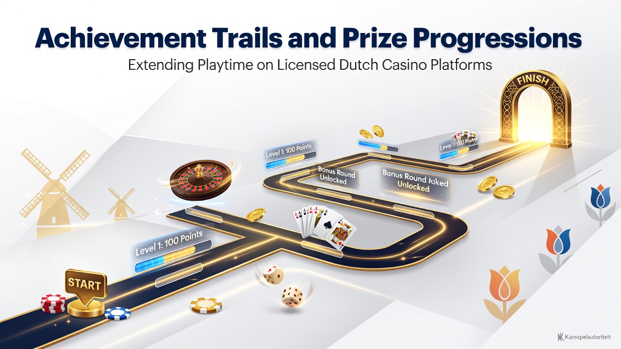 Visualisatie van achievement trails en progressieve beloningen op Nederlandse casino platforms