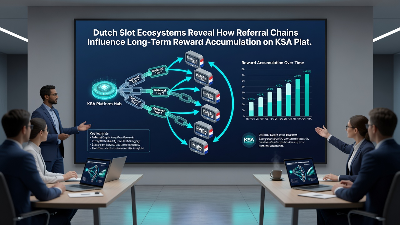 Grafiek van beloningsaccumulatie via verwijzingsketens op KSA-gereguleerde Nederlandse platforms