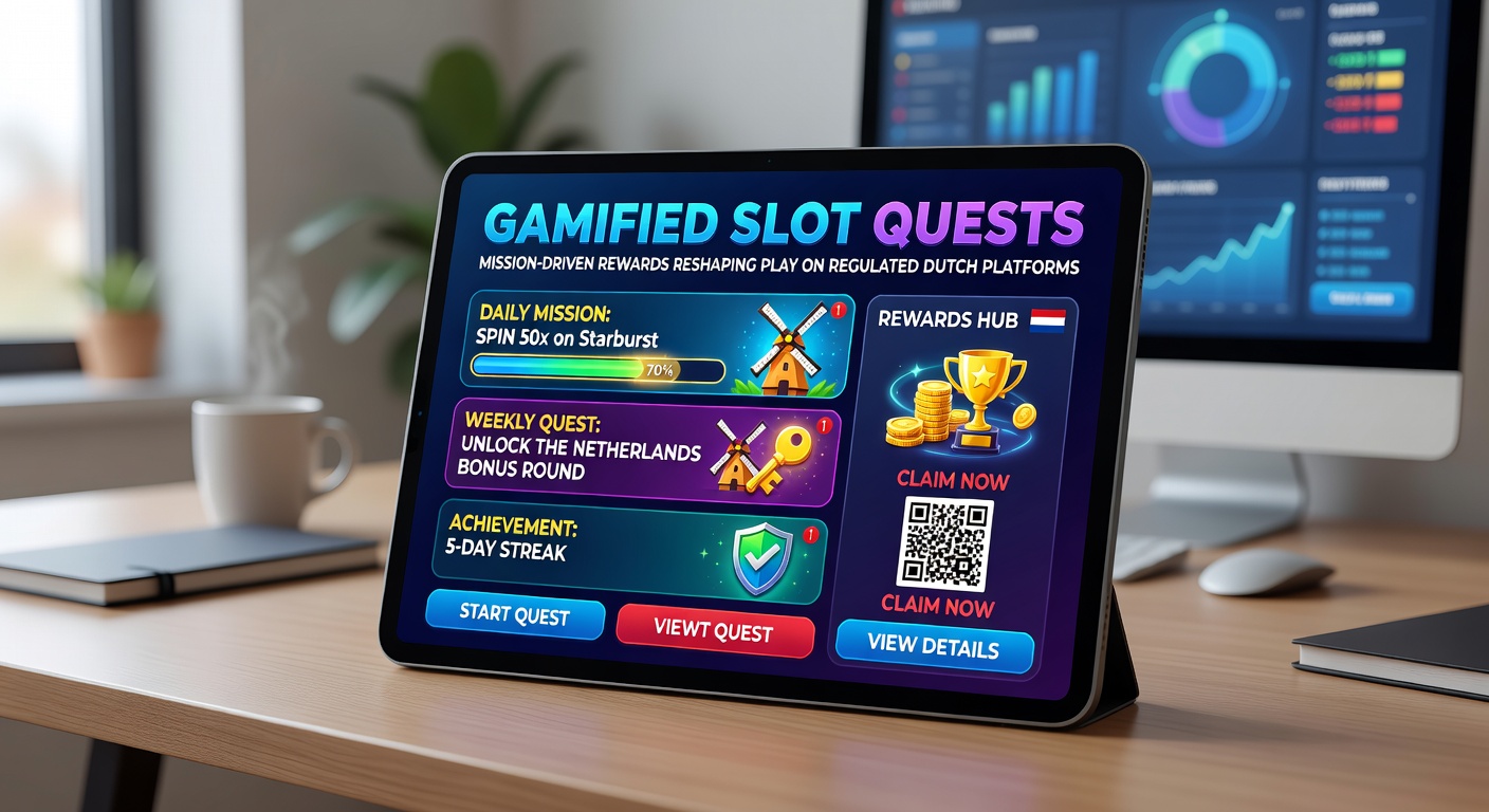 Vooruitgangsbalk van een gamified slot quest toont levels, badges en aankomende beloningen op een mobiel KSA-platform