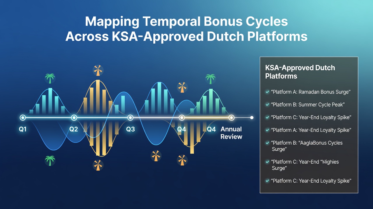 Visuele weergave van bonuspatronen over tijd op Nederlandse gokplatforms