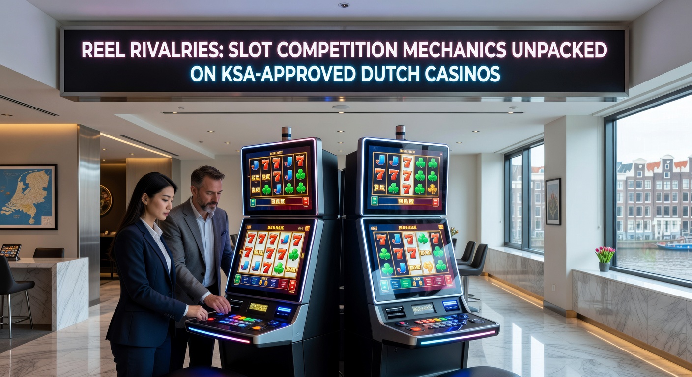 Spelers strijden om de top in een dynamische slotcompetitie op een Nederlands casino platform, met leaderboards en real-time rivaliteit