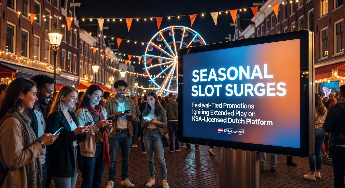 Grafiek met pieken in speelactiviteit tijdens Nederlandse festivals op KSA-platforms, met lijnen voor free spins en sessieduur