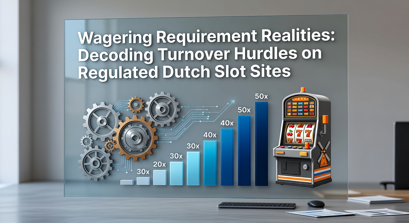Grafiek met wagering requirement structuren op Nederlandse gokkast platforms, inclusief turnover grafieken en bonusvoorwaarden